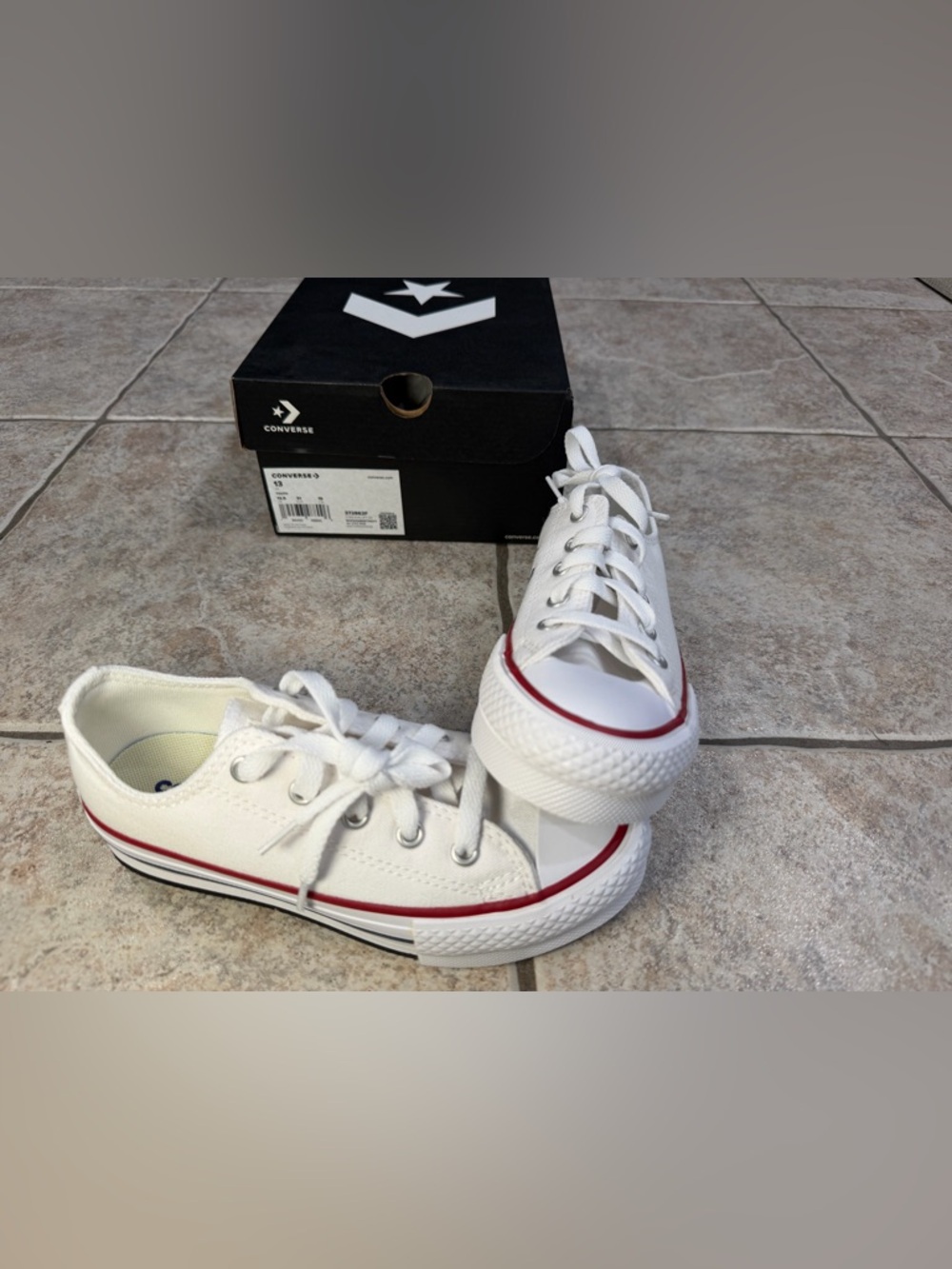 Chuck Taylor All Star EVA Lift Platform Canvas 13 us youth